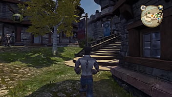 Fantasy game nude mod gameplay