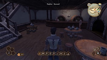 Fantasy game nude mod gameplay