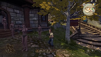 Fantasy game nude mod gameplay
