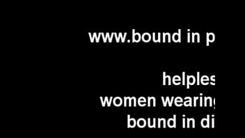 Bound and gagged milf babes in panties