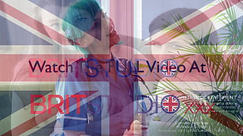 Blue haired alternative nurse takes care of your cock in an appointment