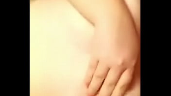 Fat teen girl plays with nipples