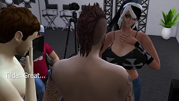 Tilda makes a movie on a couch for her fans