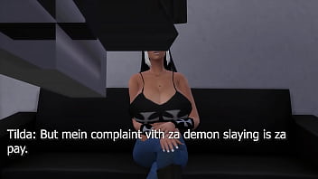 Tilda makes a movie on a couch for her fans