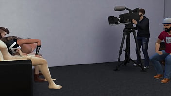 Tilda makes a movie on a couch for her fans