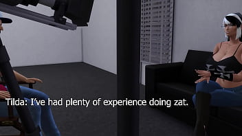 Tilda makes a movie on a couch for her fans