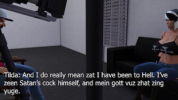 Tilda makes a movie on a couch for her fans