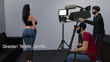 Tilda makes a movie on a couch for her fans