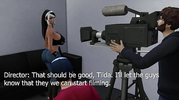 Tilda makes a movie on a couch for her fans