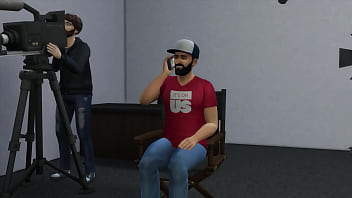 Tilda makes a movie on a couch for her fans