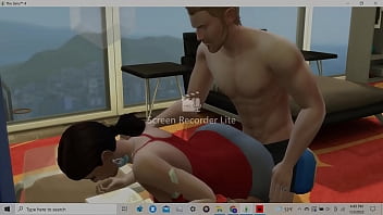 Latina With Wide Hips And Big Butt Giving Assjob To Horny White Boy thumbnail