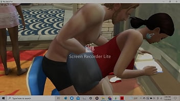 Latina With Wide Hips And Big Butt Giving Assjob To Horny White Boy thumbnail