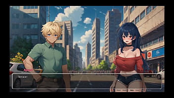 Bluring the walls romance hentai game ep 2 horny girlfriend ripped his shirt off