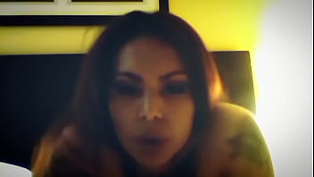 Sultry passion shows her tits and fucks herself with a dildo