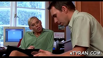 Racy maid is licking prick