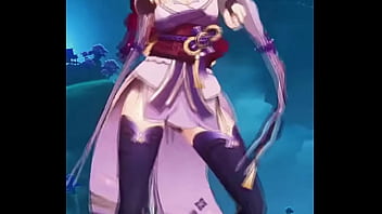 Raiden shogun sways with electrifying grace her every move striking like lightning under the moonlit sky the electro archon’s dance hides more than power… dare to discover bio link waiting