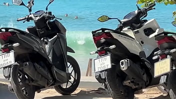 This is my first time on the ocean#thailand #ocean #beach