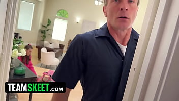 Drilling my bratty stepdaughter’s pussy literally