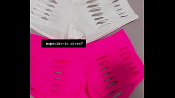 Short novo faço vídeo experimentando