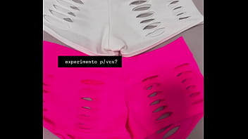 Short novo faço vídeo experimentando