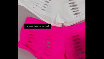 Short novo faço vídeo experimentando