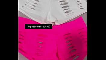 Short novo faço vídeo experimentando