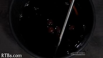 Stormy caning for lusty honey