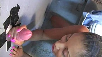 Interracial white lady confesses her sins at gloryhole 12