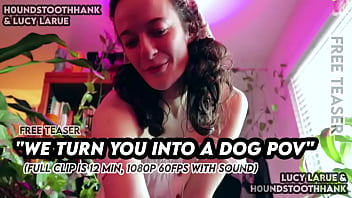 We turn you into a dog pov