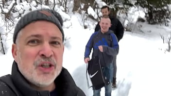 Hiking And Fucking In The Snowy Mountains thumbnail