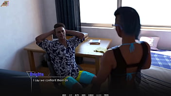 Taboo university #90 blue haired arogant college girl wants to make a deal