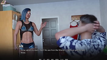 Taboo university #90 blue haired arogant college girl wants to make a deal