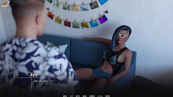 Taboo university #90 blue haired arogant college girl wants to make a deal