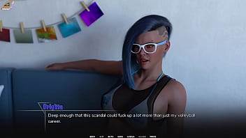 Taboo university #90 blue haired arogant college girl wants to make a deal