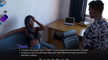 Taboo university #90 blue haired arogant college girl wants to make a deal