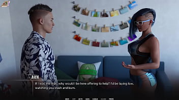 Taboo university #90 blue haired arogant college girl wants to make a deal