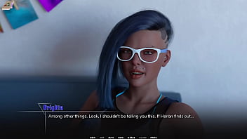 Taboo university #90 blue haired arogant college girl wants to make a deal