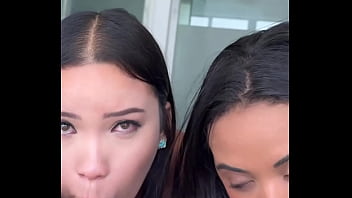 Asiática Gostosa Chama Amiga Pra Foder Sem Camisinha Com Negão thumbnail