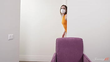 Teen slut dina is pleasing her twat till orgasm