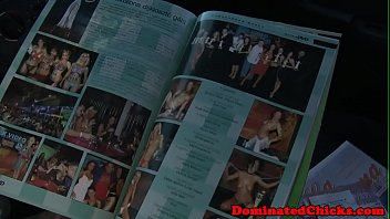 Tiedup sub beauty disciplined with cucumber