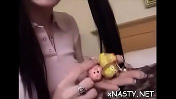 Sassy brunette young vikki expreses her nastiness