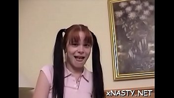 Sassy brunette young vikki expreses her nastiness