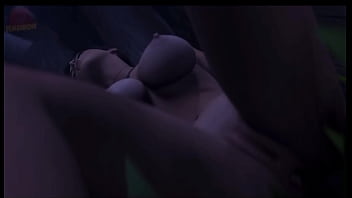 Huge boobs firm boobs 3d