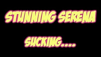 Serena sucking her vibrator sexy ass web model vintage