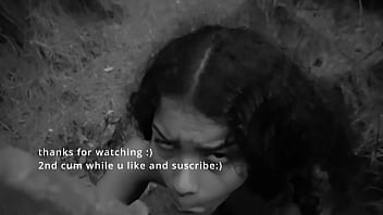 Girlfriend cheating and being creampied by a bbc on woods