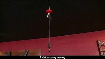 Desperate teen naked in public and fucks to pay rent 23