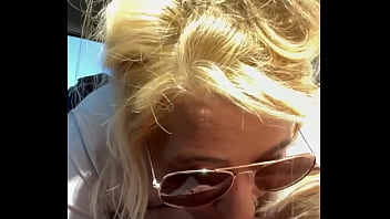 Real Hooker Sucks Cock In Public Wearing Sunglasses Then Lets The Guy Nut On Her Face thumbnail