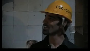 Lucy belle stella and helena give one worker a blowjob for christmas