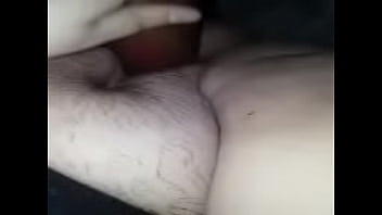 Vixen plays with her pussy with rainbow toy