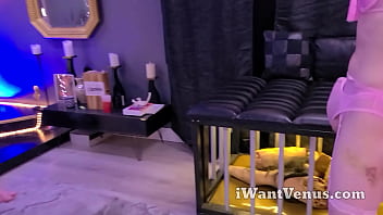 Mistress kayla's swing and ball kicking fun